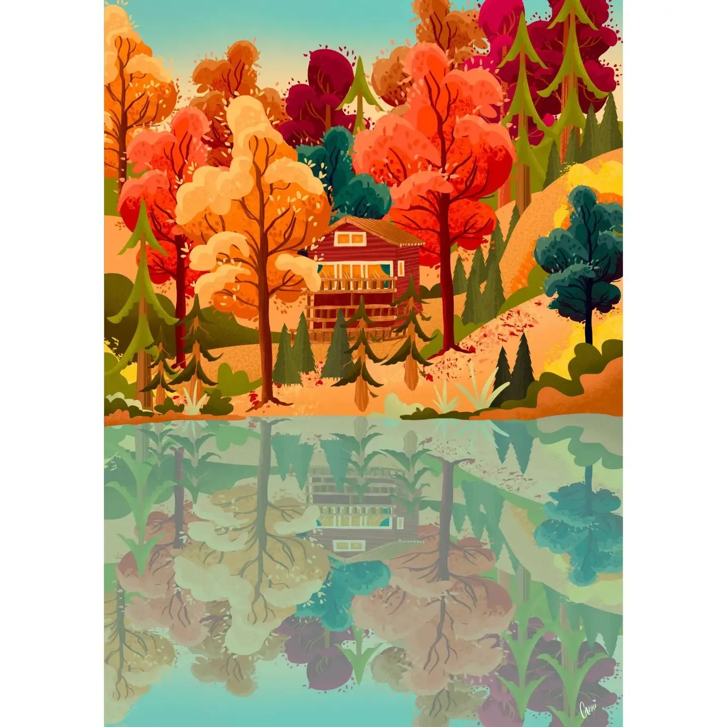 VILLAGER PUZZLES - FEUILLES DE MUSKOKA - 500 MORCEAUX