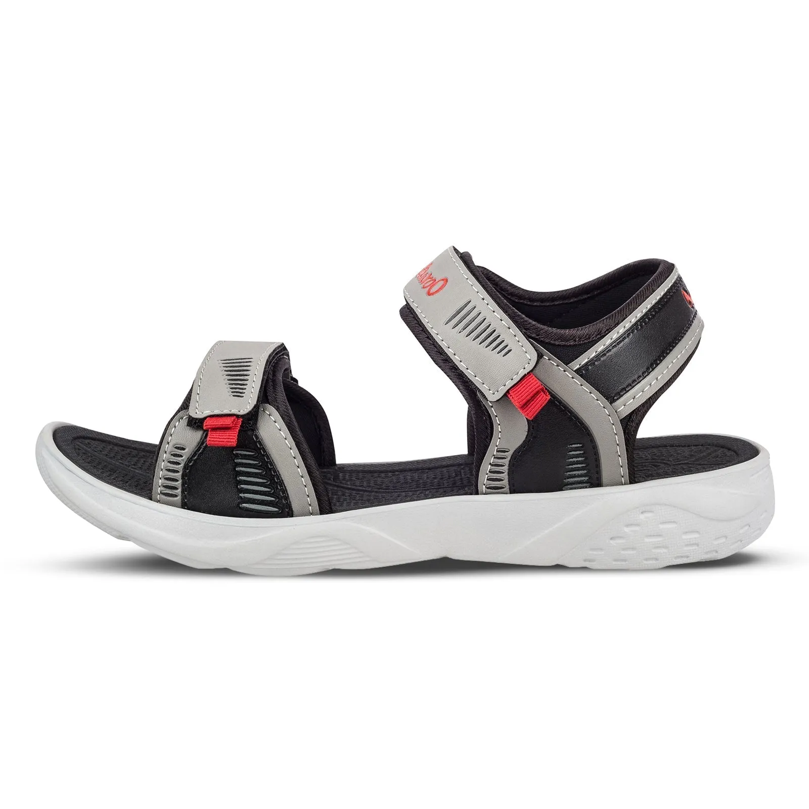 Walkaroo Mens Sandals  - WC4375 Black Grey