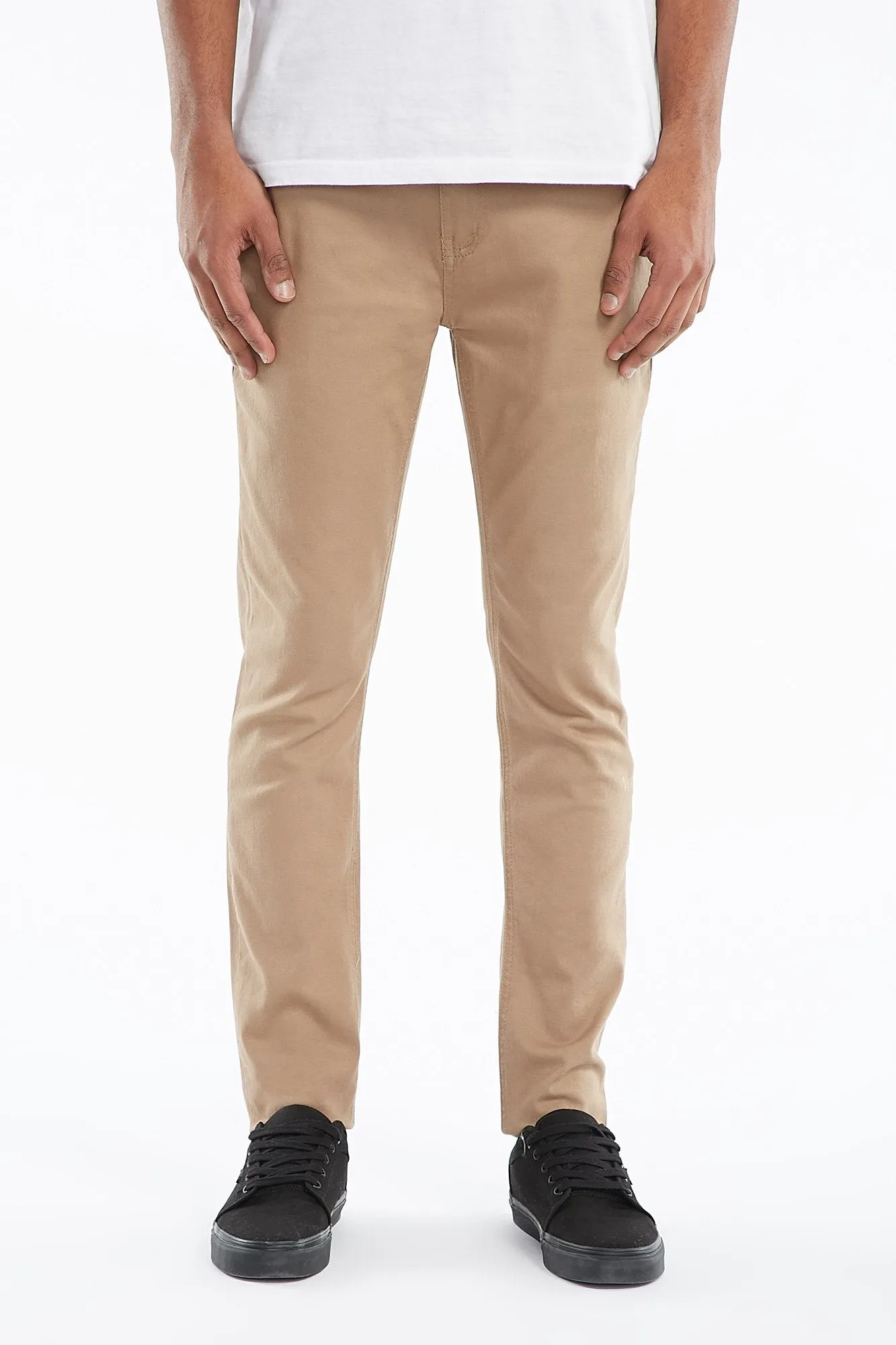 West 49 Guys Skinny Drawstring Twill Chinos