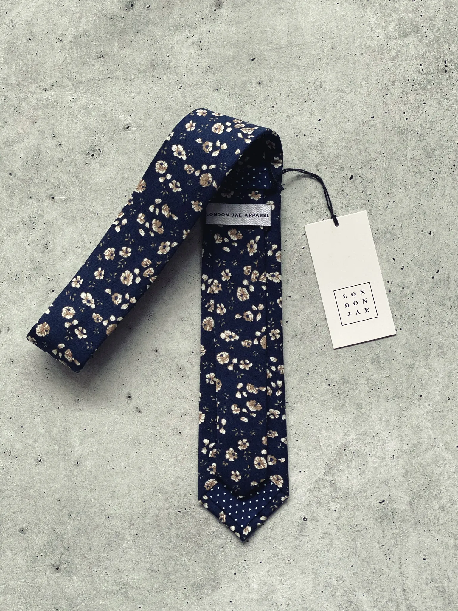 Wilder Floral Cotton Neck Tie