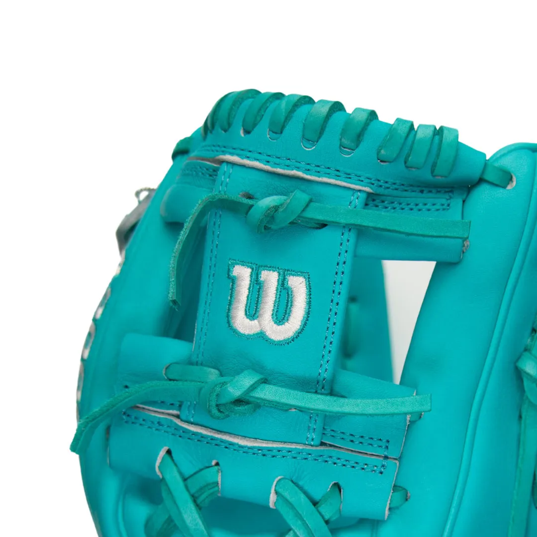 Wilson A2000 1786 "Mahi" 11.5" Infield Baseball Glove (Teal/White)