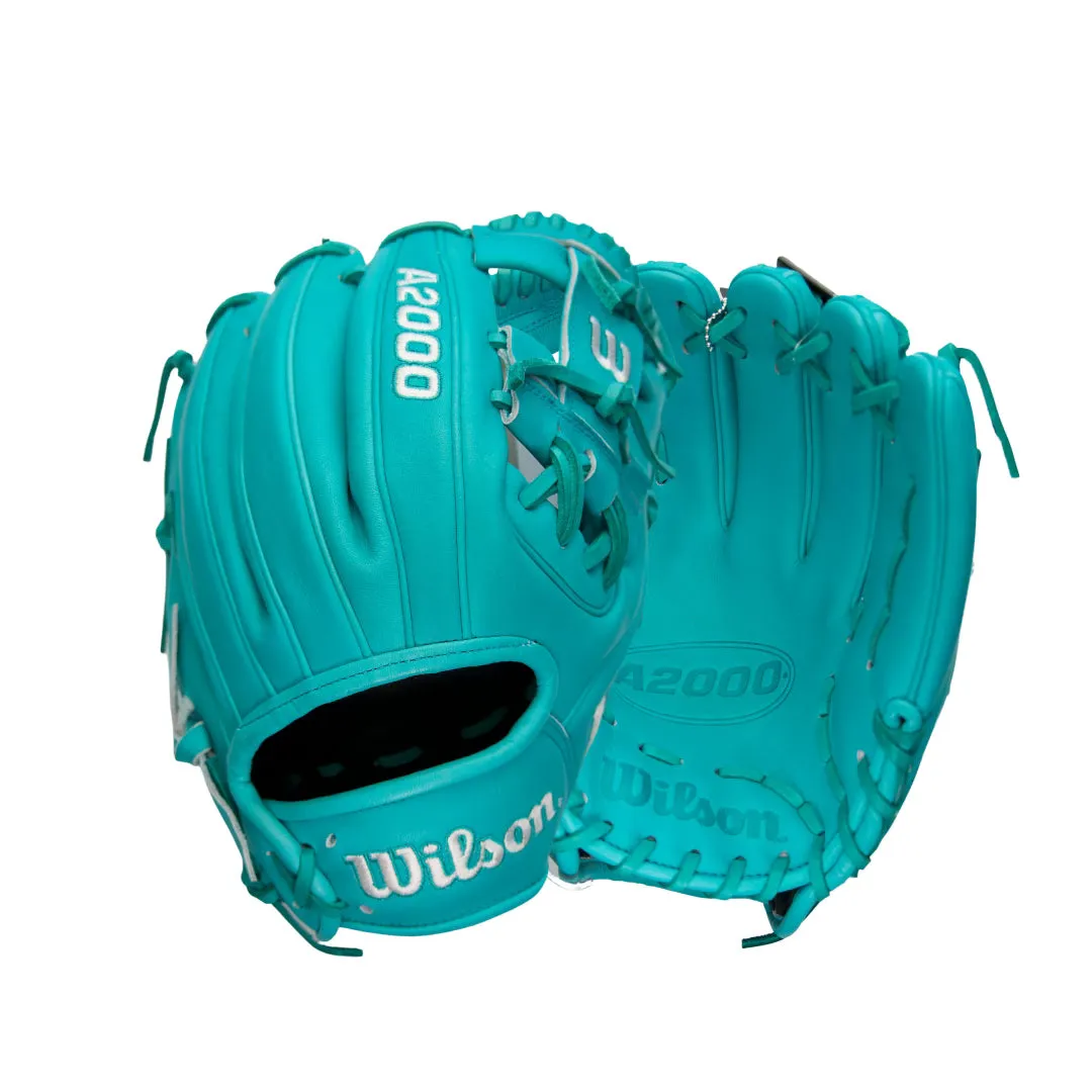 Wilson A2000 1786 "Mahi" 11.5" Infield Baseball Glove (Teal/White)