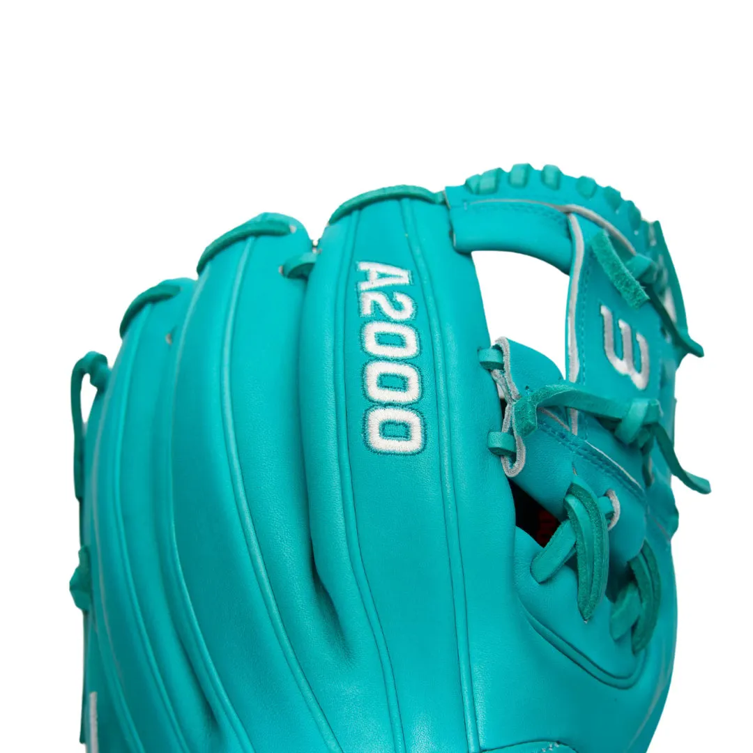 Wilson A2000 1786 "Mahi" 11.5" Infield Baseball Glove (Teal/White)