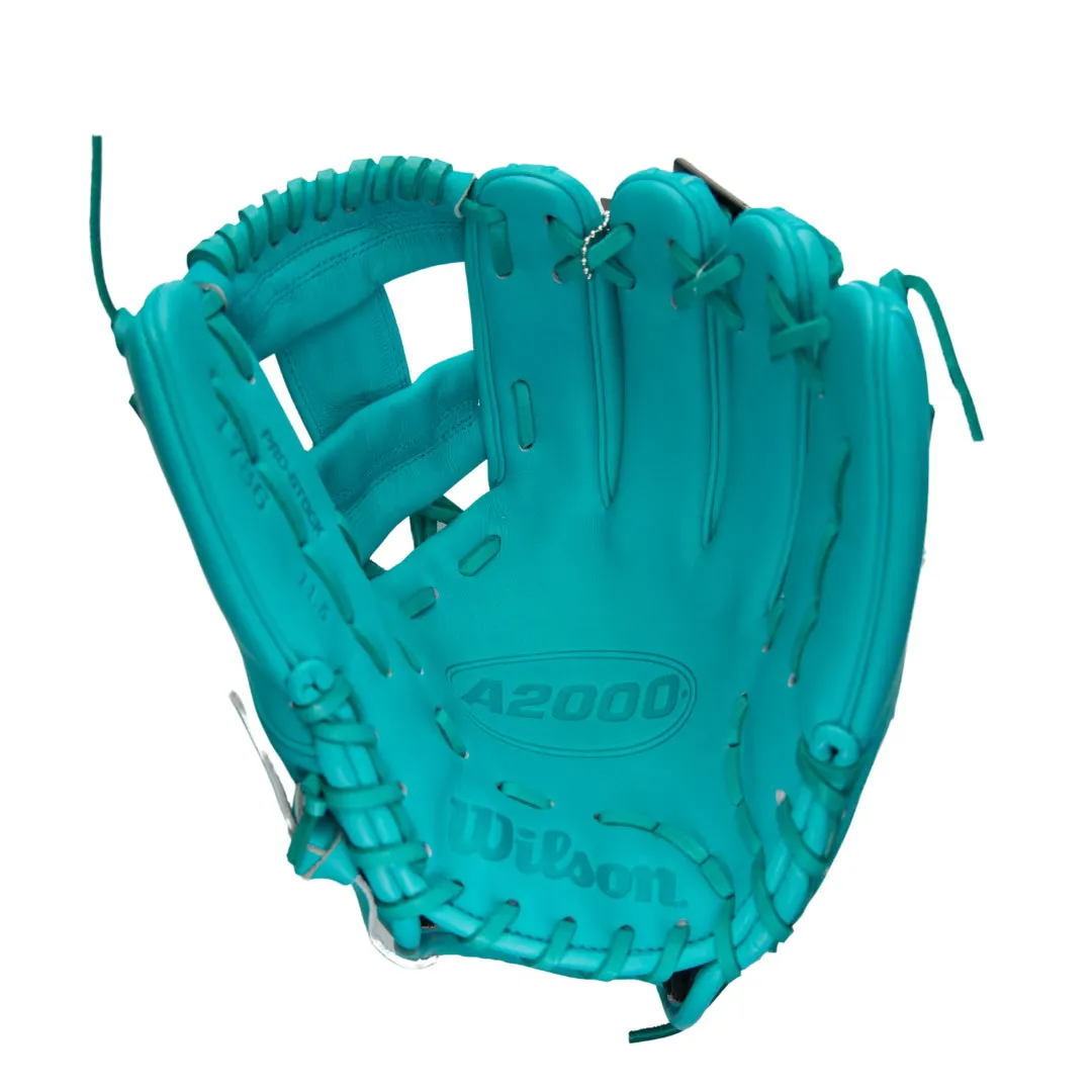 Wilson A2000 1786 "Mahi" 11.5" Infield Baseball Glove (Teal/White)