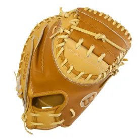 Wilson A2000 CM33 "Golden Era" 33" Baseball Catcher's Mitt: Saddle/Vintage Tan