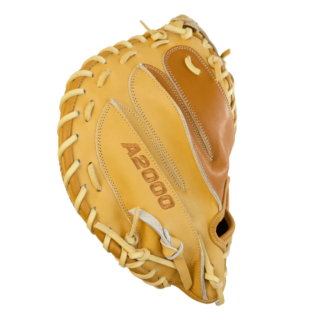 Wilson A2000 CM33 "Golden Era" 33" Baseball Catcher's Mitt: Saddle/Vintage Tan