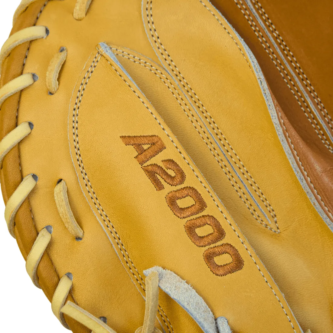 Wilson A2000 CM33 "Golden Era" 33" Baseball Catcher's Mitt: Saddle/Vintage Tan