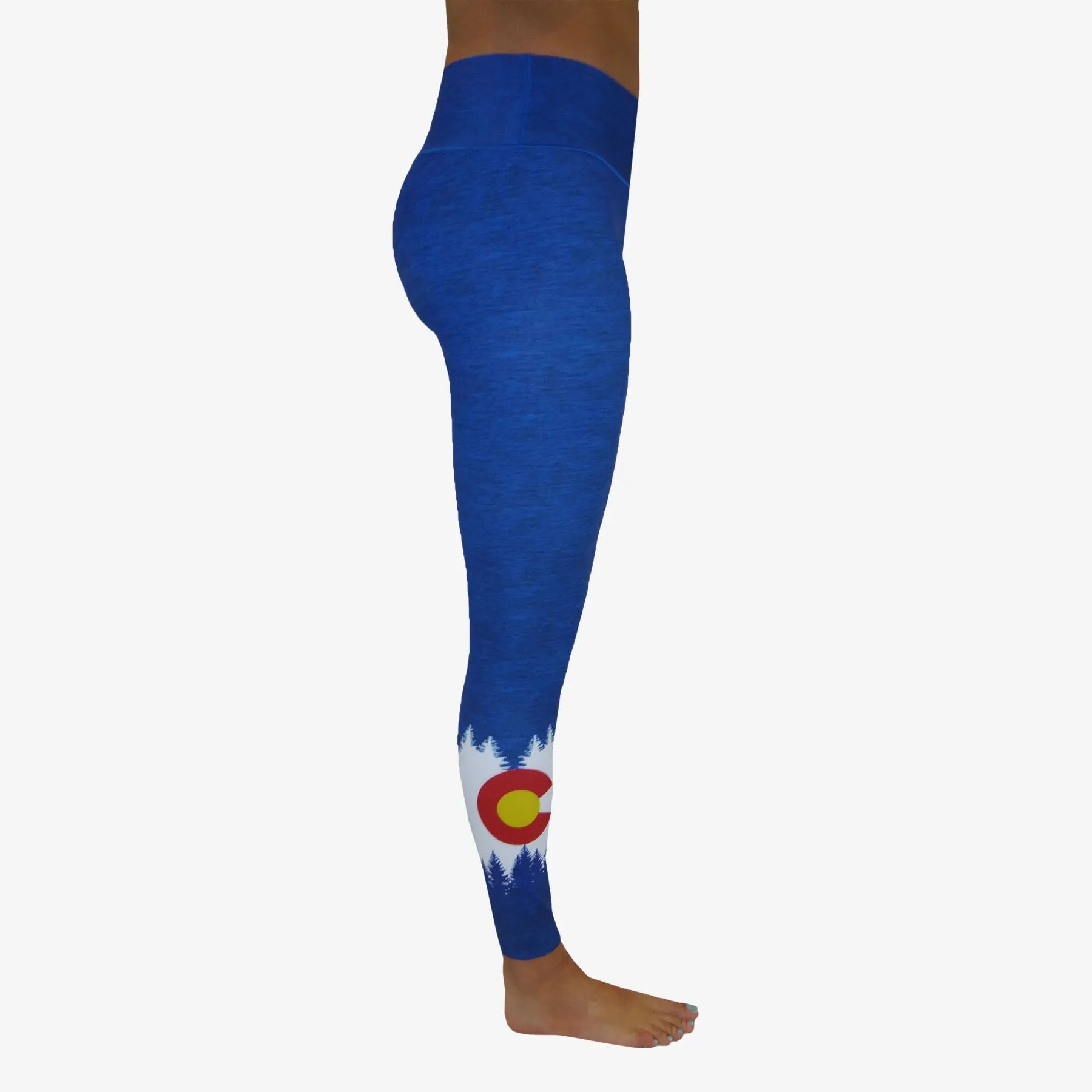 Women's Colorado Flag Athletic Fit Leggings